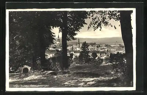 AK Mähr. Trübau, Waldweg vor der Ortschaft