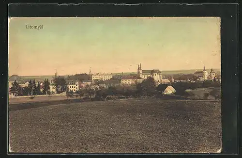 AK Leitomischl / Litomysl, Blick auf den Ort