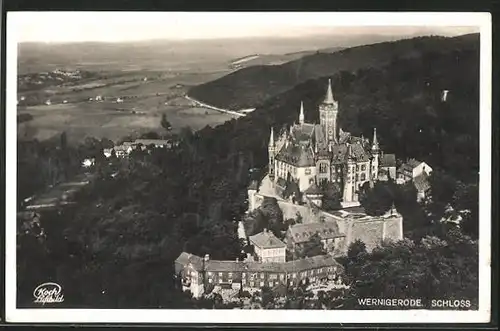 AK Wernigerode, Blick auf das Schloss