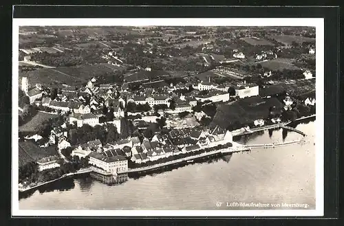 AK Meersburg, Fliegeraufnahme der Ortschaft