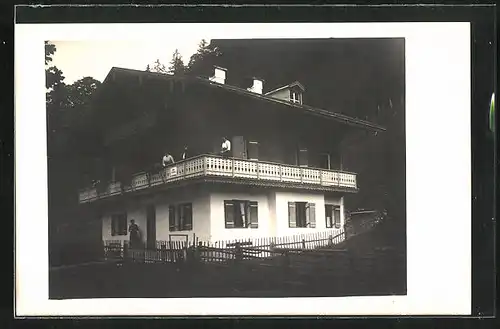Foto-AK Ramsau, Villa Palfenhöfer 1913