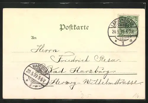 Lithographie Margeriten, Ansichtskartengeschichte