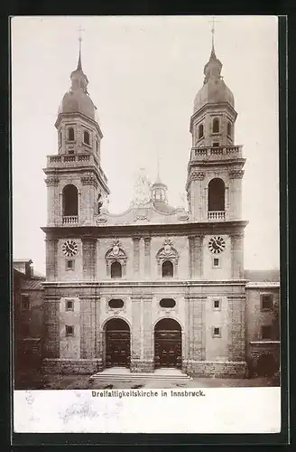 Foto-AK Fritz Gratl: Innsbruck, Dreifaltigkeitskirche