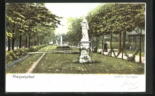 AK Franzensbad, Isabella-Promenade