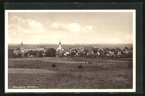 AK Allersberg (Mittelfr.), Gesamtansicht aus der Ferne