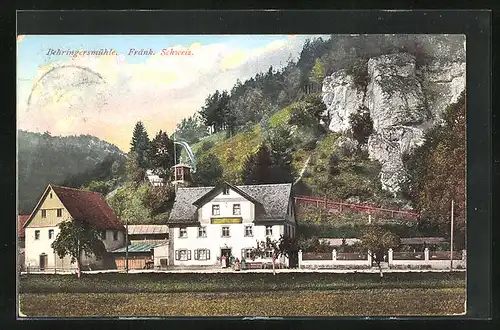 AK Gössweinstein /Fränk. Schweiz, Gasthaus z. Behringersmühle