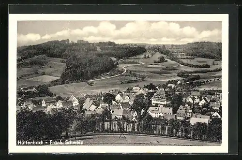 AK Hüttenbach /Fränk. Schweiz, Totalansicht aus der Vogelschau