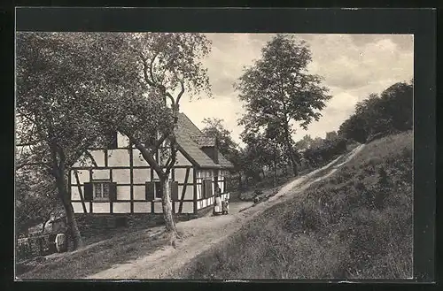 AK Obergedern, Blick zum Gut Obergedern
