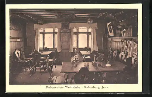 AK Jena, Gasthaus zur Rabenburg - Rabenvaters Weinstube