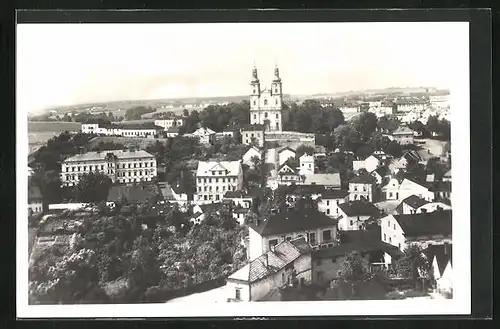 AK Friedeck, Stadtansicht mit der Marienkirche