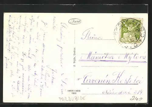 AK Dasice, Namesti, Hostinec Radnice