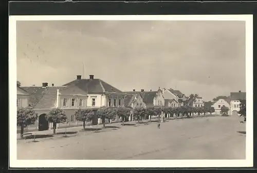 AK Dasice, auf dem Hauptplatz