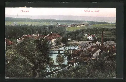 AK Chotzen / Chocen, Pohled na Zamek