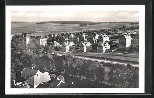 AK Policka, Blick auf die Villen in der Stadt