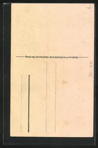 Künstler-AK Kriegsanleihe, Zeichnung der 5% Deutschen Reichsanleihe