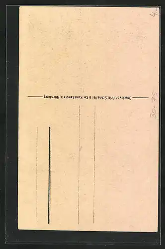 Künstler-AK Kriegsanleihe, Zeichnung der Deutschen Reichsanleihe