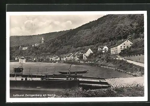 AK Zwingenberg am Neckar, Anlegestelle der Fähre