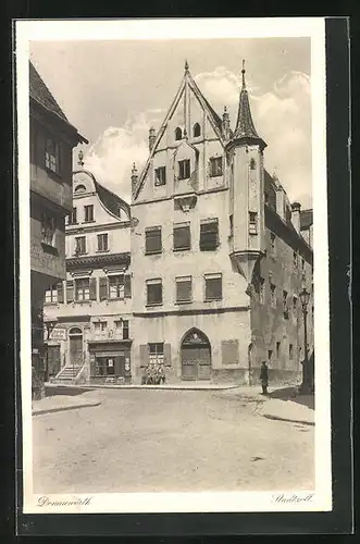 AK Donauwörth in Schwaben, Stadtzoll Aussenansicht des Hauses