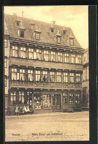 AK Goslar, Altes Haus am Schuhhof