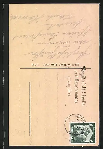 AK Hannover, Altes Rathaus und Marktkirche