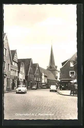 AK Otterndorf, Blick in die Reichenstrasse