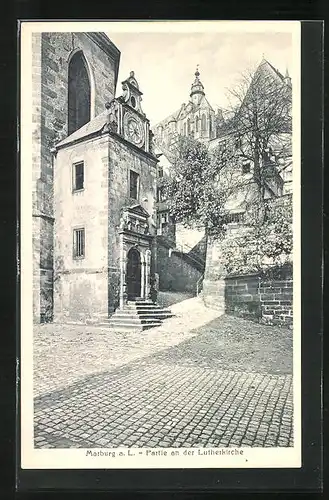 AK Marburg / Lahn, an der Lutherkirche