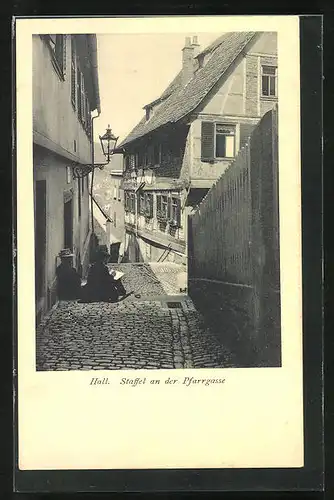 AK Hall, Staffel an der Pfarrgasse