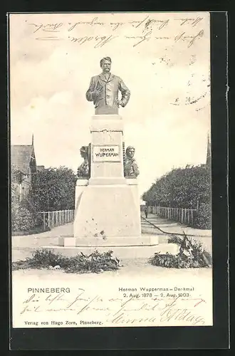 AK Pinneberg, Hermann Wuppermann-Denkmal