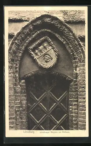 AK Lüneburg, Wappen am Rathaus