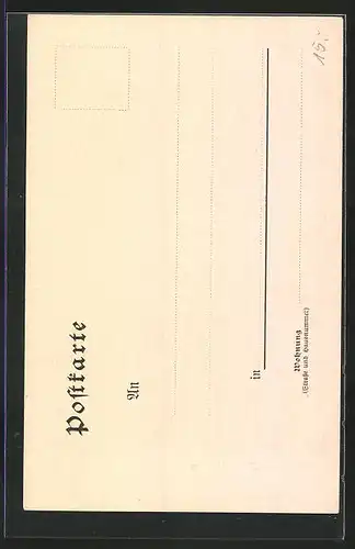 AK Partenkirchen, Totale vom Berg gesehen