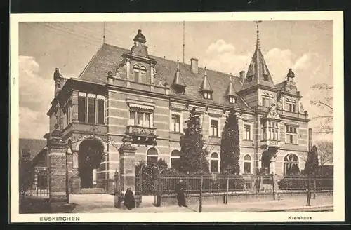 AK Euskirchen, auf der Strasse vor dem Kreishaus