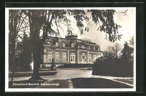 AK Düsseldorf-Benrath, Schlossansicht