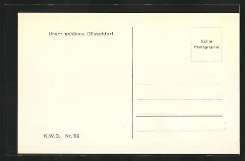 AK Düsseldorf-Benrath, Schlossansicht