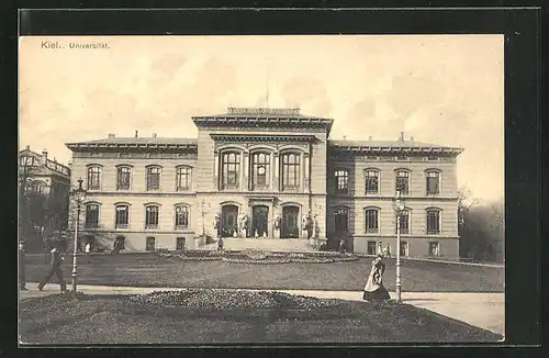 AK Kiel, Blick zur Universität