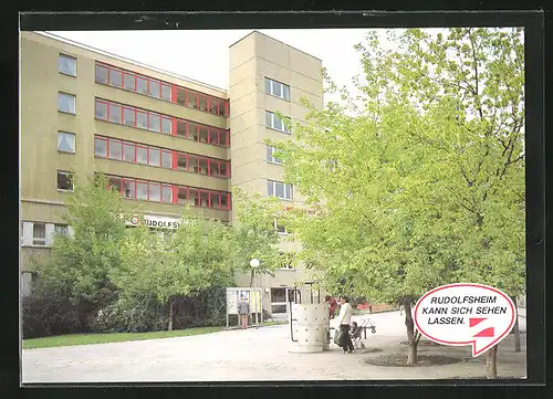 AK Wien Rudolfsheim, moderne Architektur, Haus der Begegnung