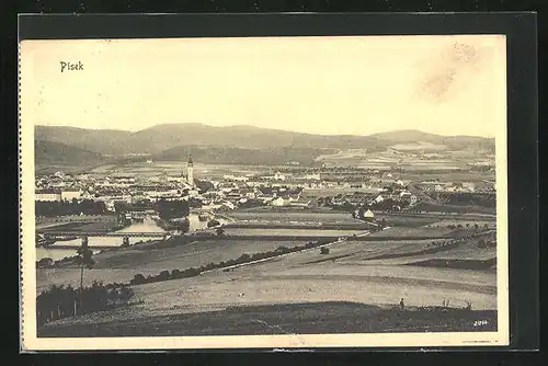 AK Pisek, Celkovy Pohled, Most, Kostel