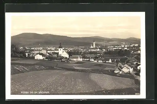 AK Pisek, od sv. Vaclava, Celkovy Pohled