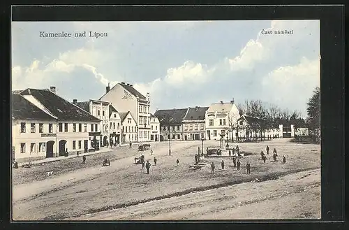 AK Kamenice nad Lipou, Cast Namesti