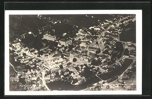 AK Pohledy s Letadla, Fliegeraufnahme