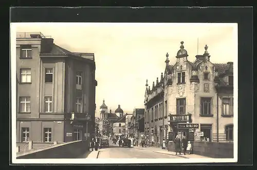 AK Deutsch-Brod, Blick in eine Strrasse