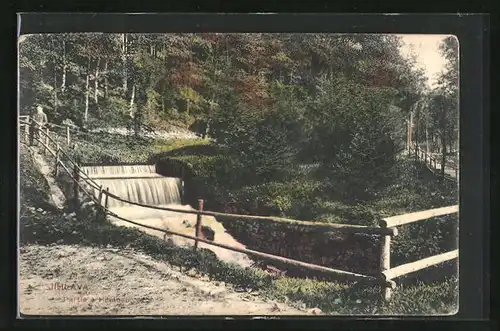 AK Jihlava, Idylle am kleinen Wasserfall
