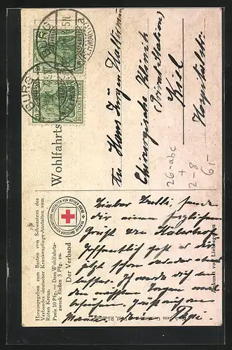 Künstler-AK sign. C. Röchling: Ankunft von Liebesgaben, Feldpost