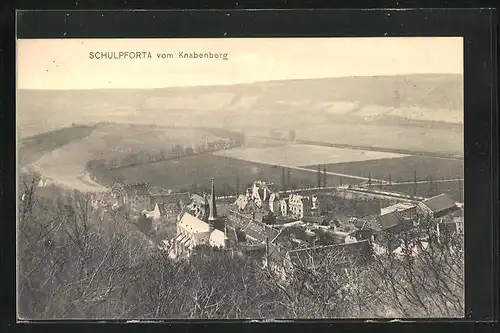 AK Schulpforta, Panoramablick vom Knabenberg