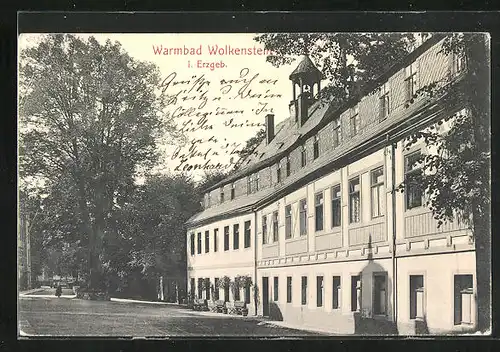 AK Wolkenstein / Erzgebirge, am Kurhaus