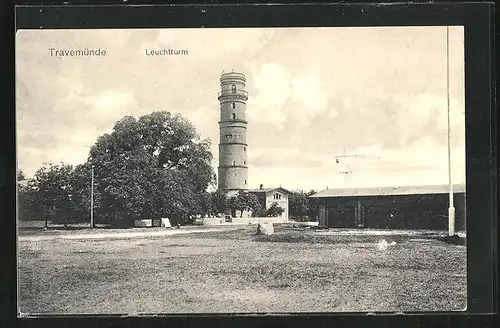 AK Travemünde, Blick zum Leuchtturm