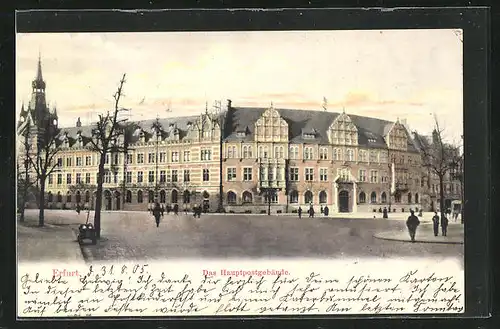 AK Erfurt, Hauptpostgebäude