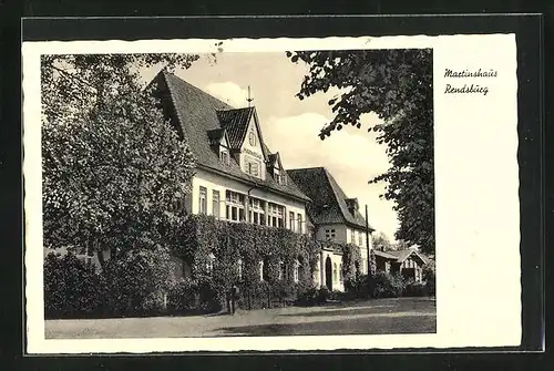 AK Rendsburg, Schülerheim Martinshaus, Strasse Kanalufer 48