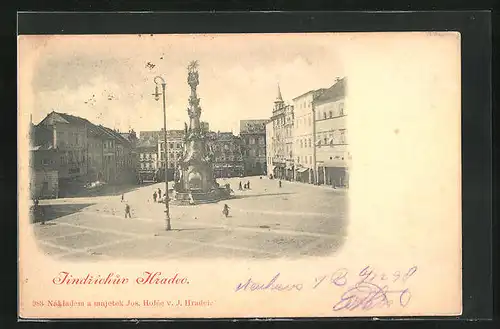 AK Neuhaus / Jindrichuv Hradec, Marktplatz