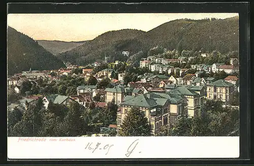 AK Friedrichroda, Teilansicht vom Kurhaus