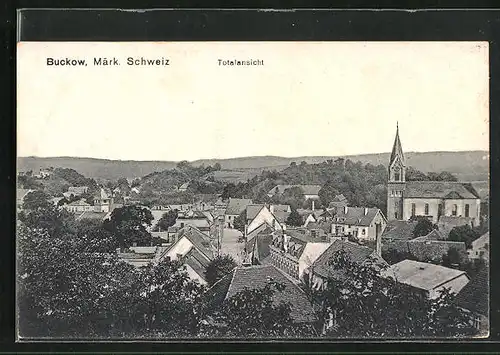 AK Buckow /Märk. Schweiz, Totalansicht